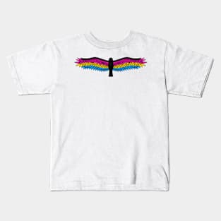 Fly With Pride, Raven Series - Pansexual Kids T-Shirt